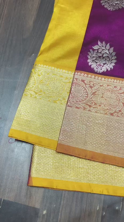 Venkatagiri Pure Pattu Saree-AM-VPPS-MAGESTIC PURPLE-017